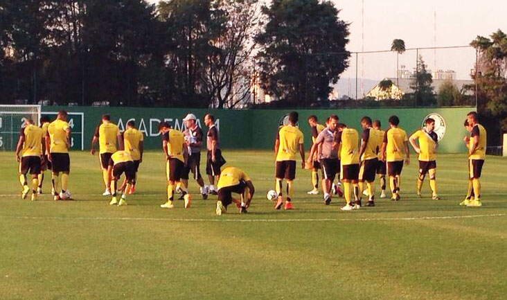 Pensando no Botafogo, alvinegros treinaram nesta tarde