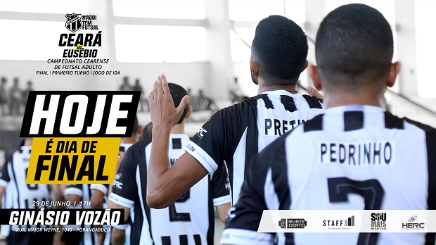 Futsal Adulto: No Ginásio Vozão, Ceará e Eusébio fazem a primeira partida da final do primeiro turno do estadual 