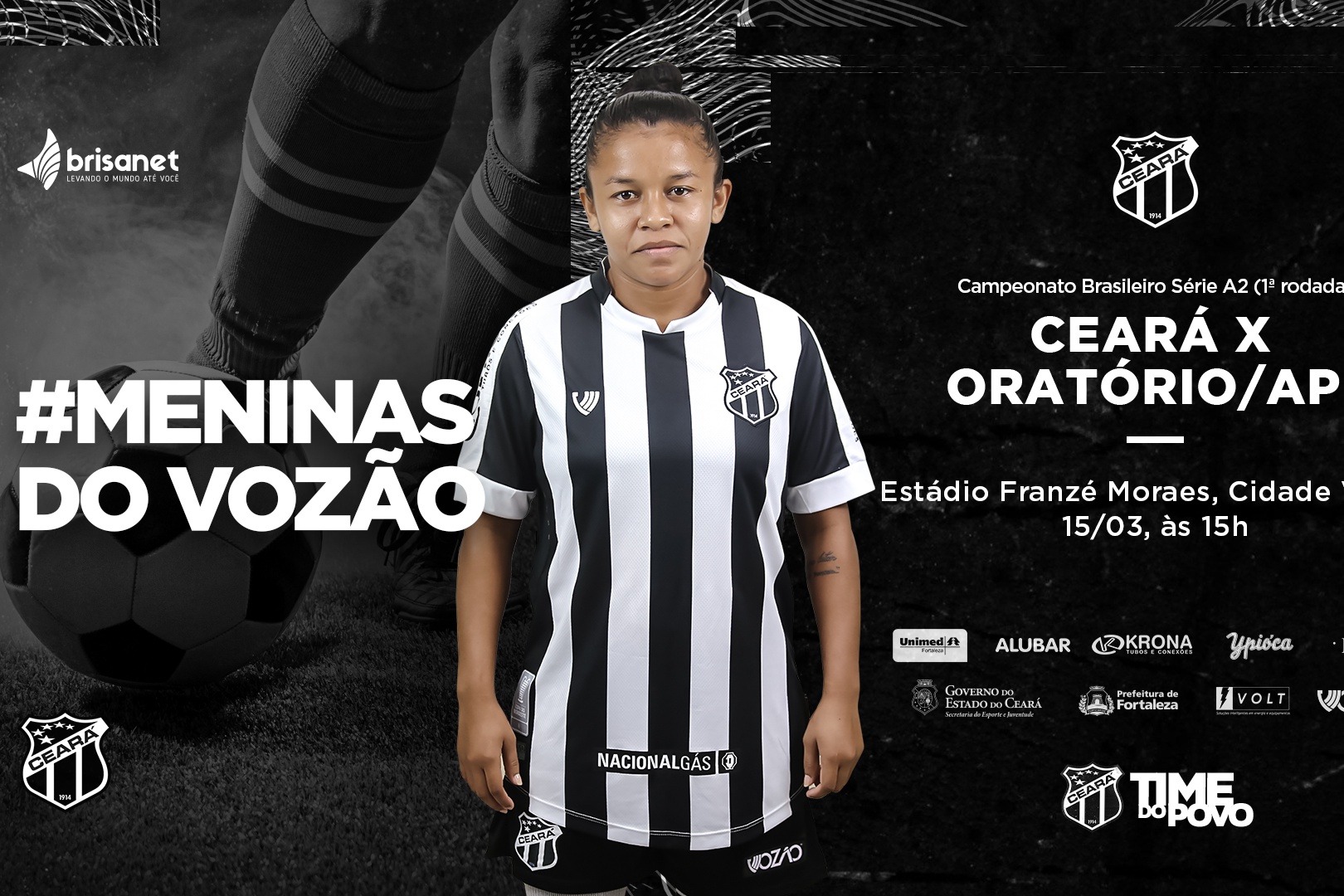 Fut. Feminino: Na Cidade Vozão, Ceará faz sua estreia no Campeonato Brasileiro Feminino A2