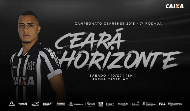Pela 7ª rodada do Estadual, Ceará e Horizonte se enfrentam hoje, no Castelão