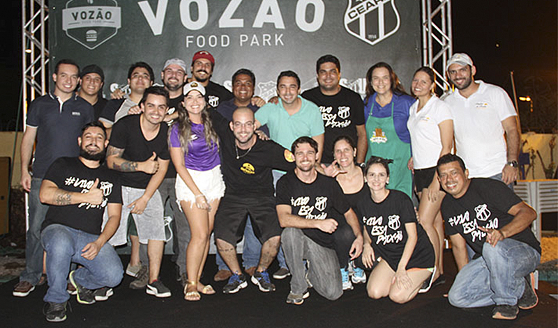 Torcida compareceu em massa, e Vozão Food Park foi um sucesso