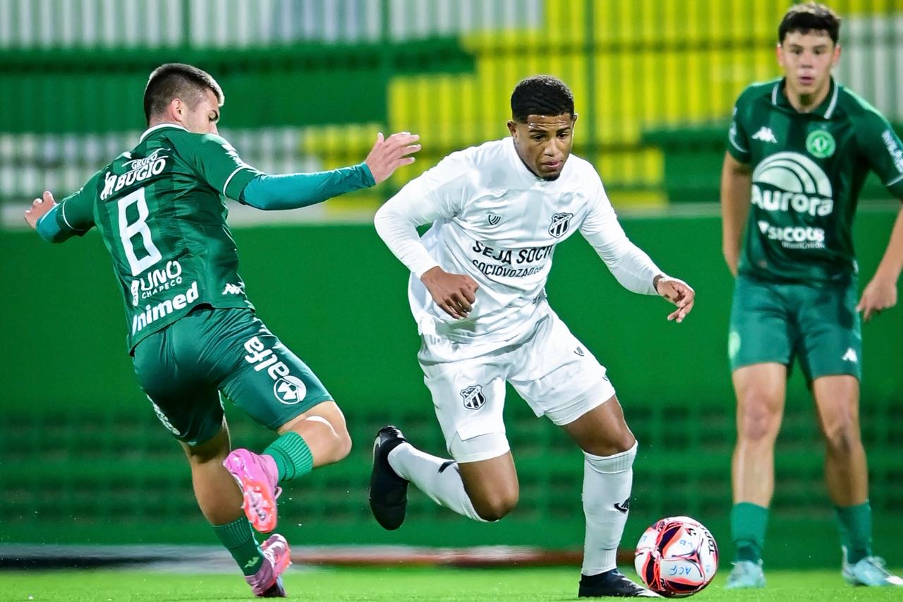 Camp. Brasileiro Sub-20: Ceará empata sem gols com a Chapecoense fora de casa na penúltima rodada