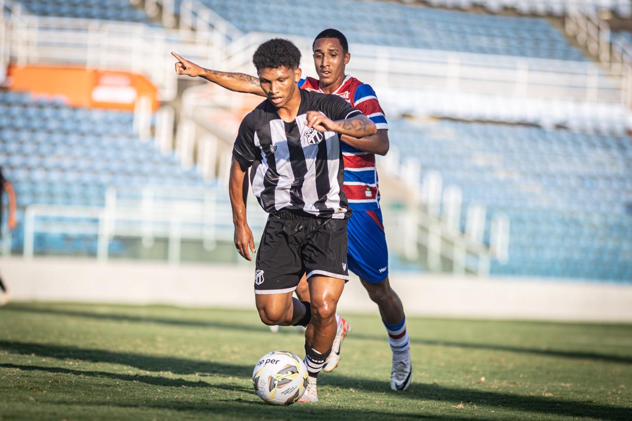 Sub-20: Ceará é superado em Clássico-Rei por 1 a 0, mas avança para o mata-mata do Estadual
