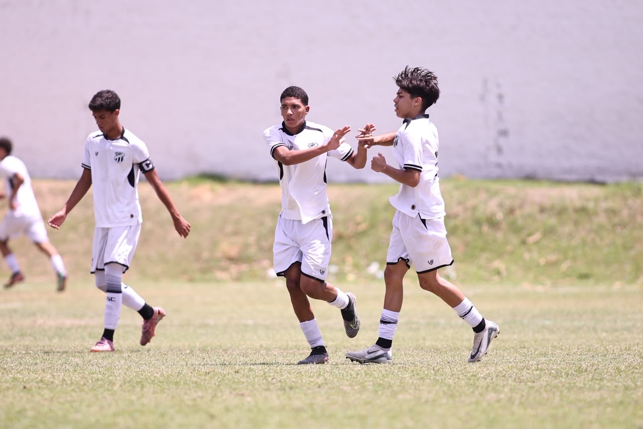 Sub-15: Ceará goleia o Terra e Mar por 6 a 0 pela Taça Liga Ceará