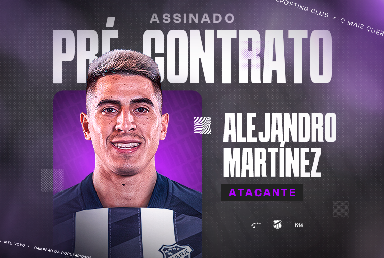 Contratação: Alejandro Martínez é mais um reforço para o setor ofensivo do Ceará