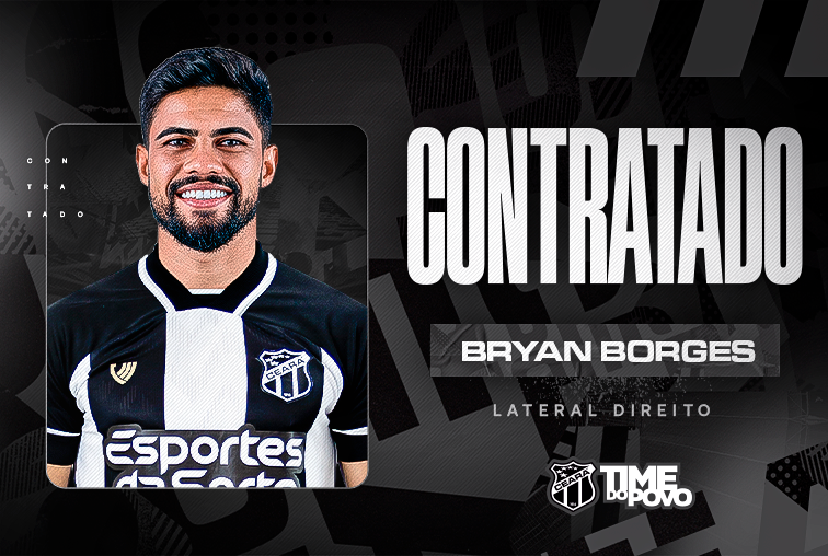 Contratação: Bryan Borges é o novo reforço do Ceará para a sequência da temporada 2026