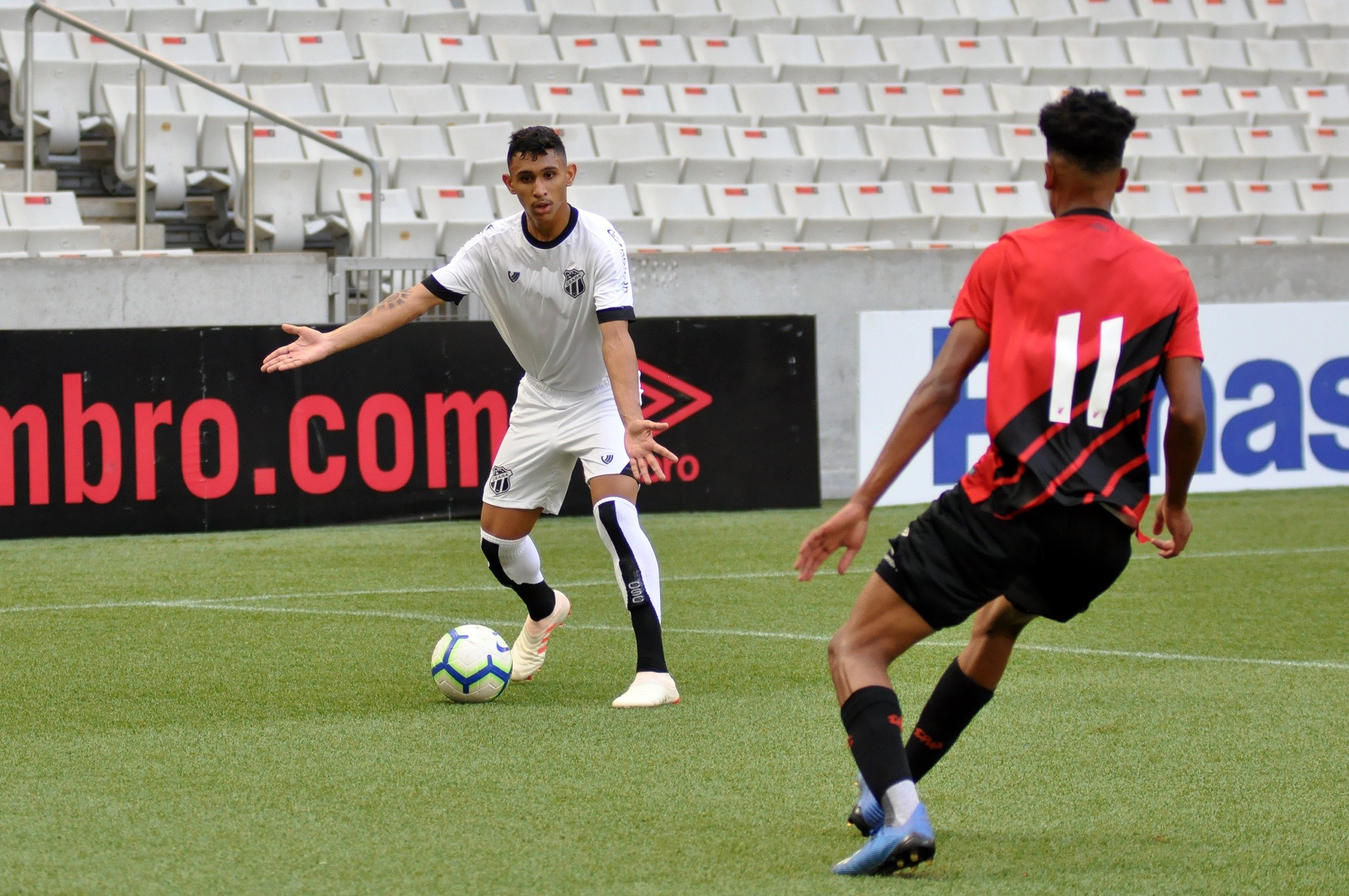 Sub-17: Fora de casa, Ceará perde para o Athletico Paranaense