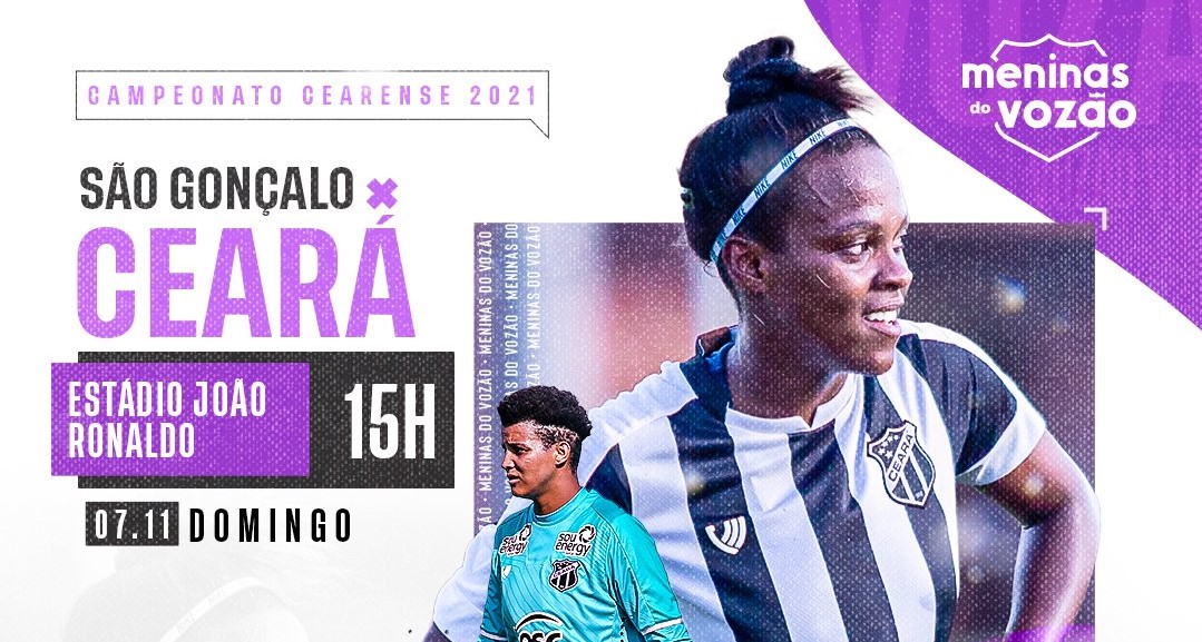 Fut. Feminino: Na última rodada da primeira fase do Estadual, Ceará vai a Pacajus enfrentar o São Gonçalo