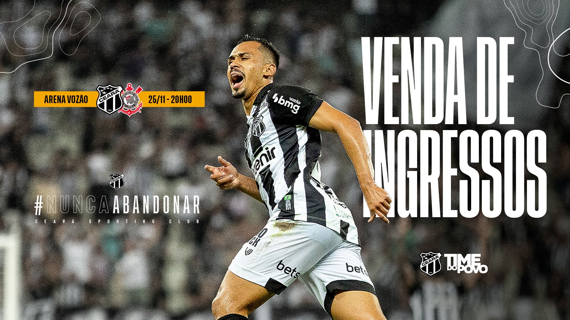 Confira as informações sobre a venda de ingresso entre Ceará x Corinthians