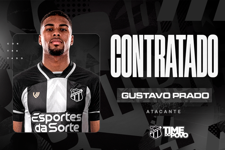 Contração: Gustavo Prado chega ao Vozão para reforçar o setor ofensivo alvinegro