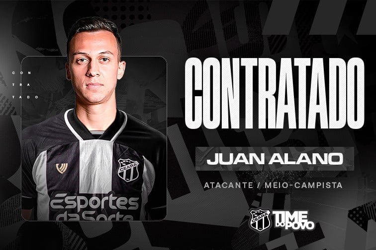 Contratação: Juan Alano é o novo reforço para o setor ofensivo alvinegro