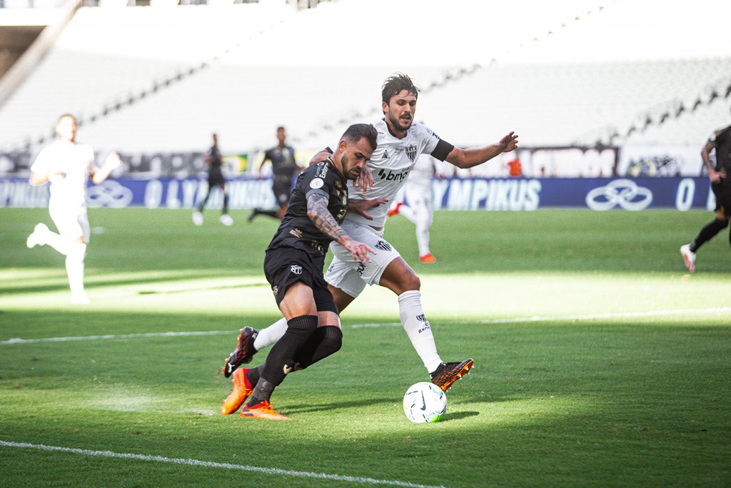Série A: Lima e Vizeu marcam e Ceará empata com o Atlético Mineiro, na Arena Castelão