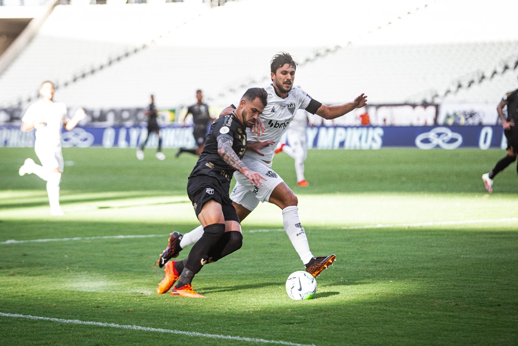 Série A: Lima e Vizeu marcam e Ceará empata com o Atlético Mineiro, na Arena Castelão
