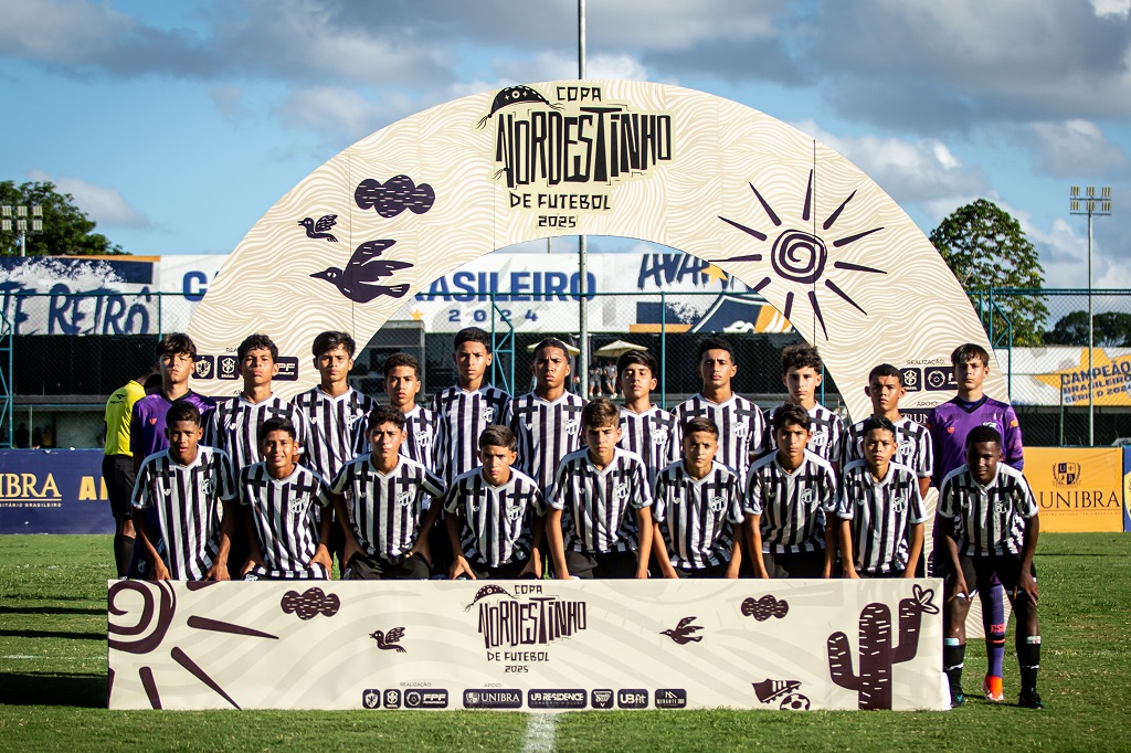 Sub-13: Em último jogo no dia pela Copa Nordestinho, Ceará derrota Tubarões de Boa Viagem/PE por 2 a 1