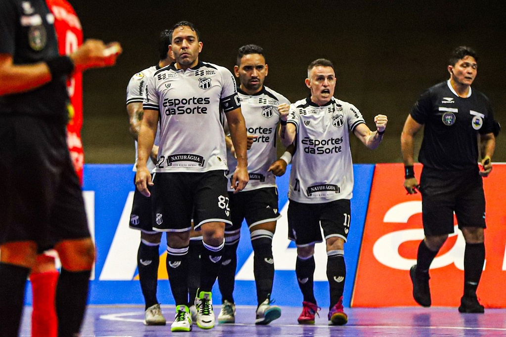 Futsal: Ceará vira contra o América/RN e vence a terceira consecutiva no Campeonato Brasileiro