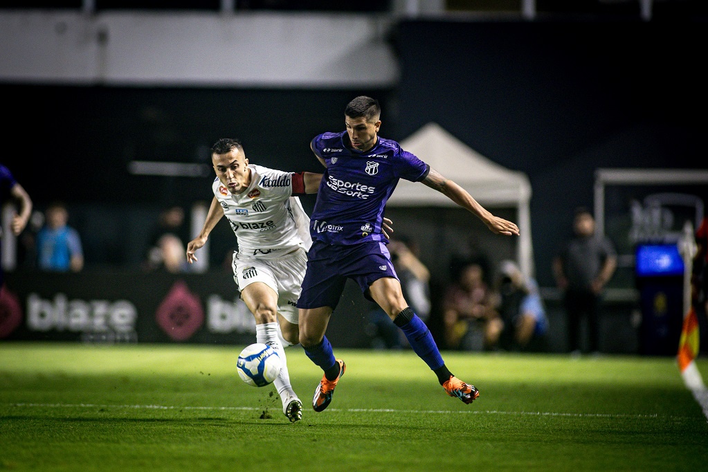 Camp. Brasileiro: Na Vila Belmiro, Ceará é superado pelo Santos por 1x0