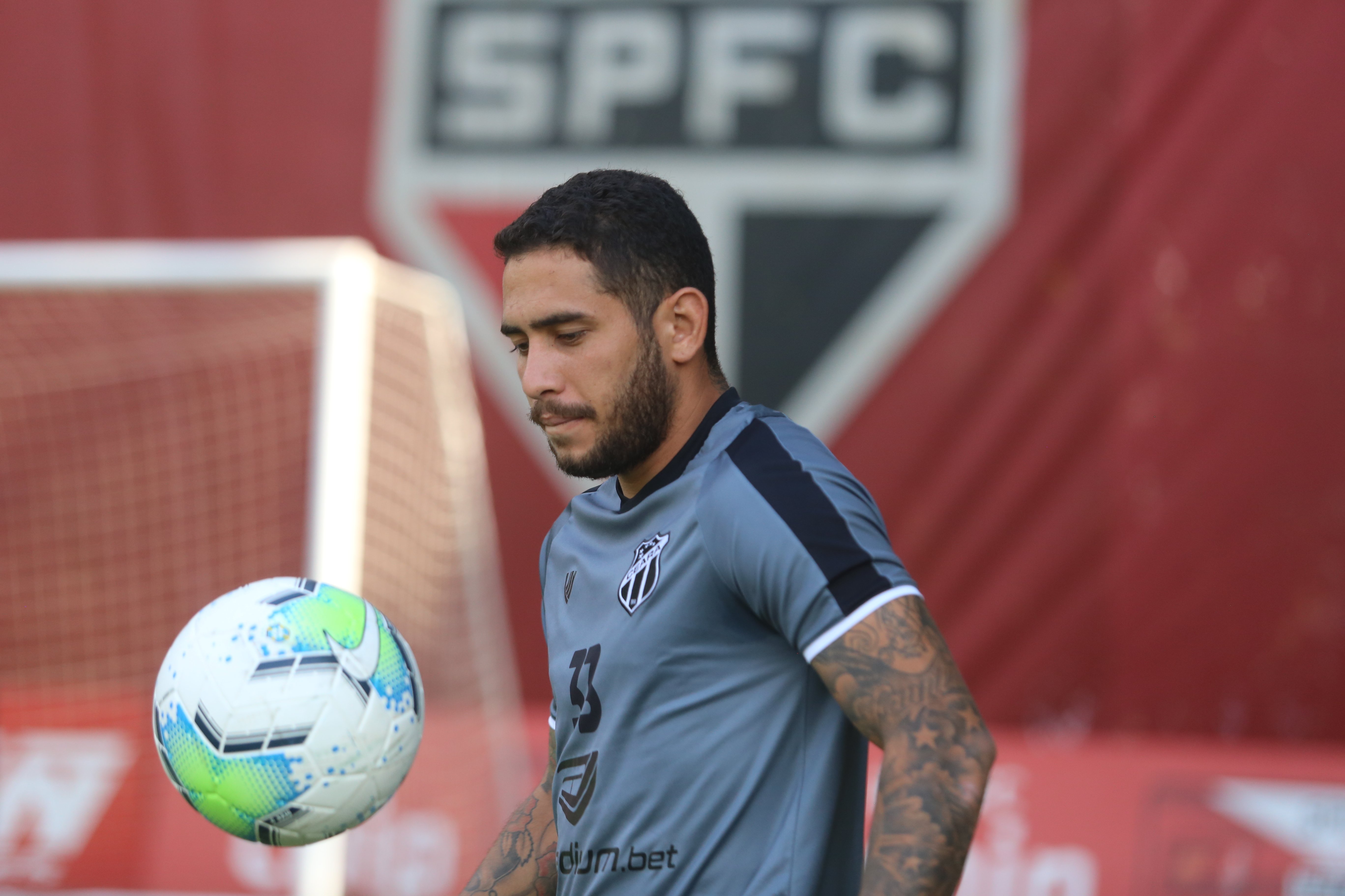 Ceará inicia preparação para duelo atrasado do Brasileirão contra o São Paulo