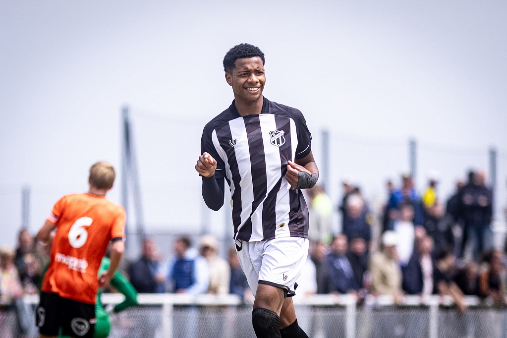 Sub-17: Ceará vence o Lorient por 2 a 1 e alcança a final do Festival D’Armor, na França