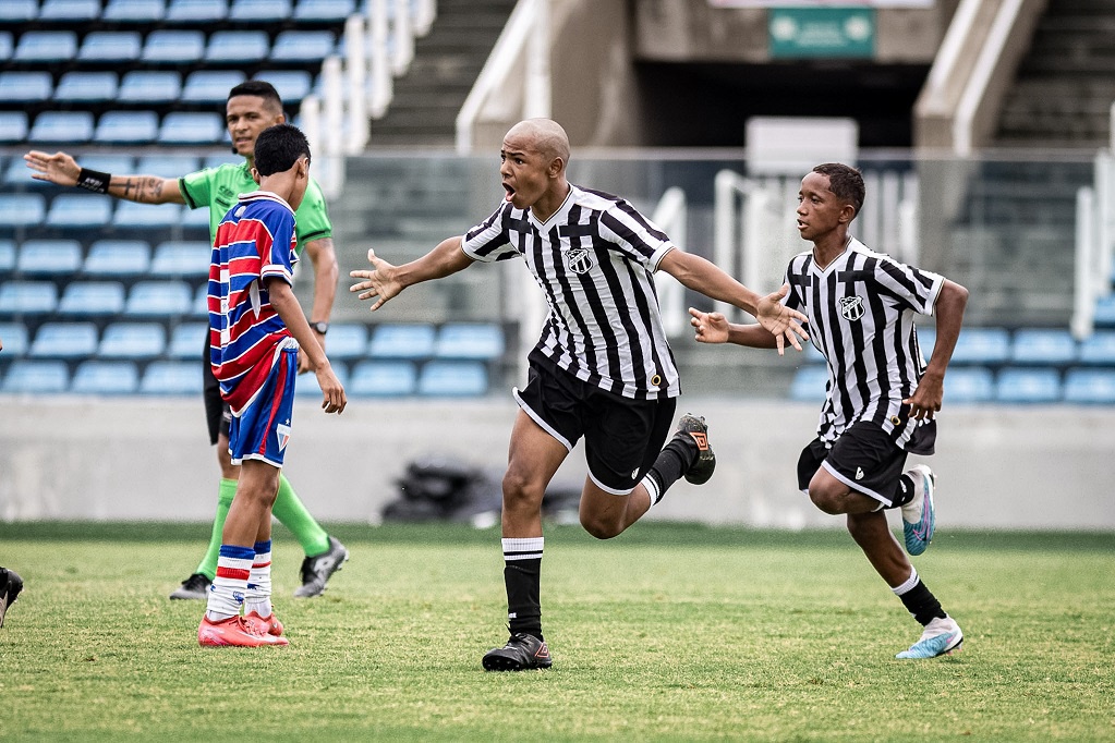 Ceará vence Clássico-Rei por 1 a 0 e se sagra campeão inédito da Copa Manjadinho Sub-12