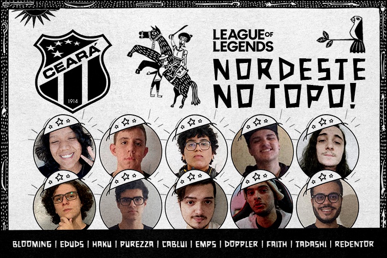 eSports: Com top 1 da SoloQ, Ceará anuncia line de League of Legends