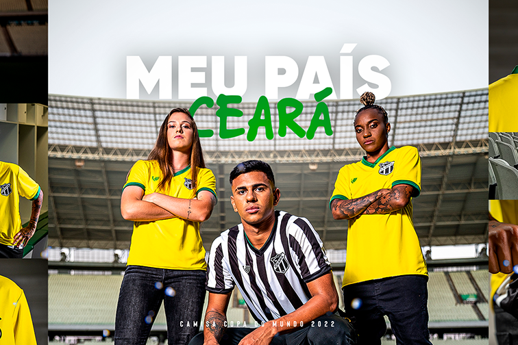 Ceará lança camisa especial em alusão à Copa do Mundo