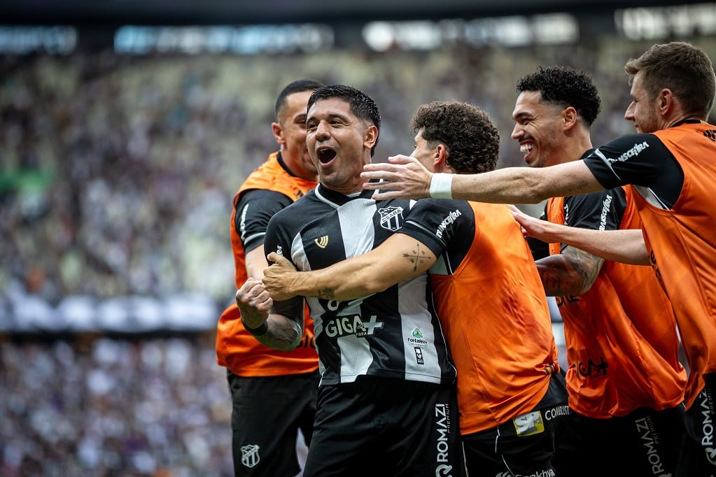 Vice-artilheiro do Ceará no Brasileirão, Galeano abriu o placar da vitória diante do Fluminense: “Três pontos muito importantes”