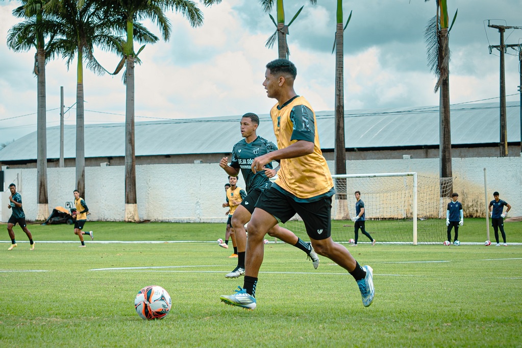 Sub-20: Ceará realiza o penúltimo treino antes do duelo diante do Novorizontino pelo Brasileiro