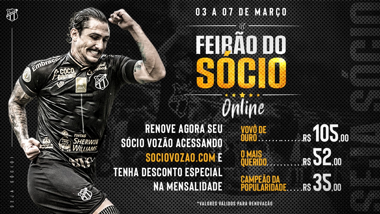 Feirão do Sócio é transferido para plataforma online