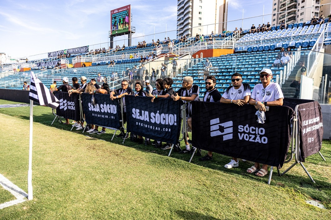 Sócio Vozão: Ceará abre nesta terça-feira, 27, as inscrições para as experiências no duelo contra o Horizonte