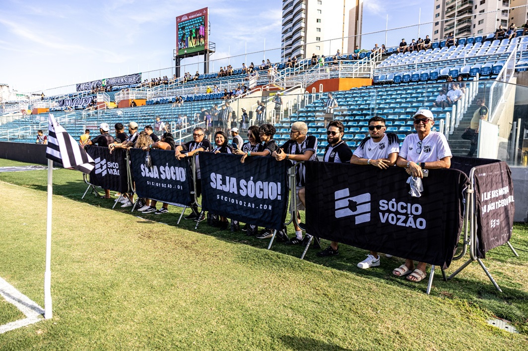 Sócio Vozão: Ceará abre nesta terça-feira, 27, as inscrições para as experiências no duelo contra o Horizonte