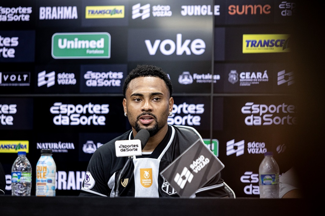 Wendel exalta o Ceará em apresentação e reforça versatilidade: “Posso fazer outras funções”