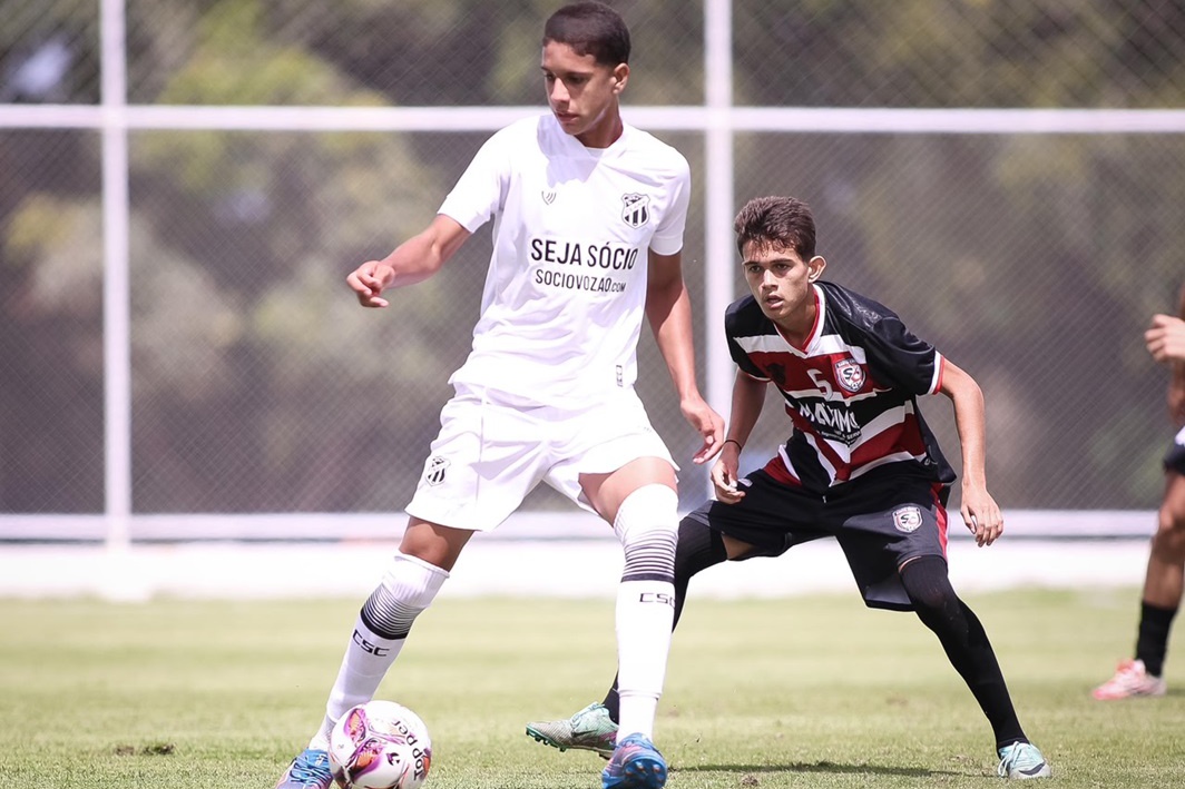 Jogos do Ceará pelo Campeonato Cearense Sub-13 e Sub-17 movimentam o fim de semana