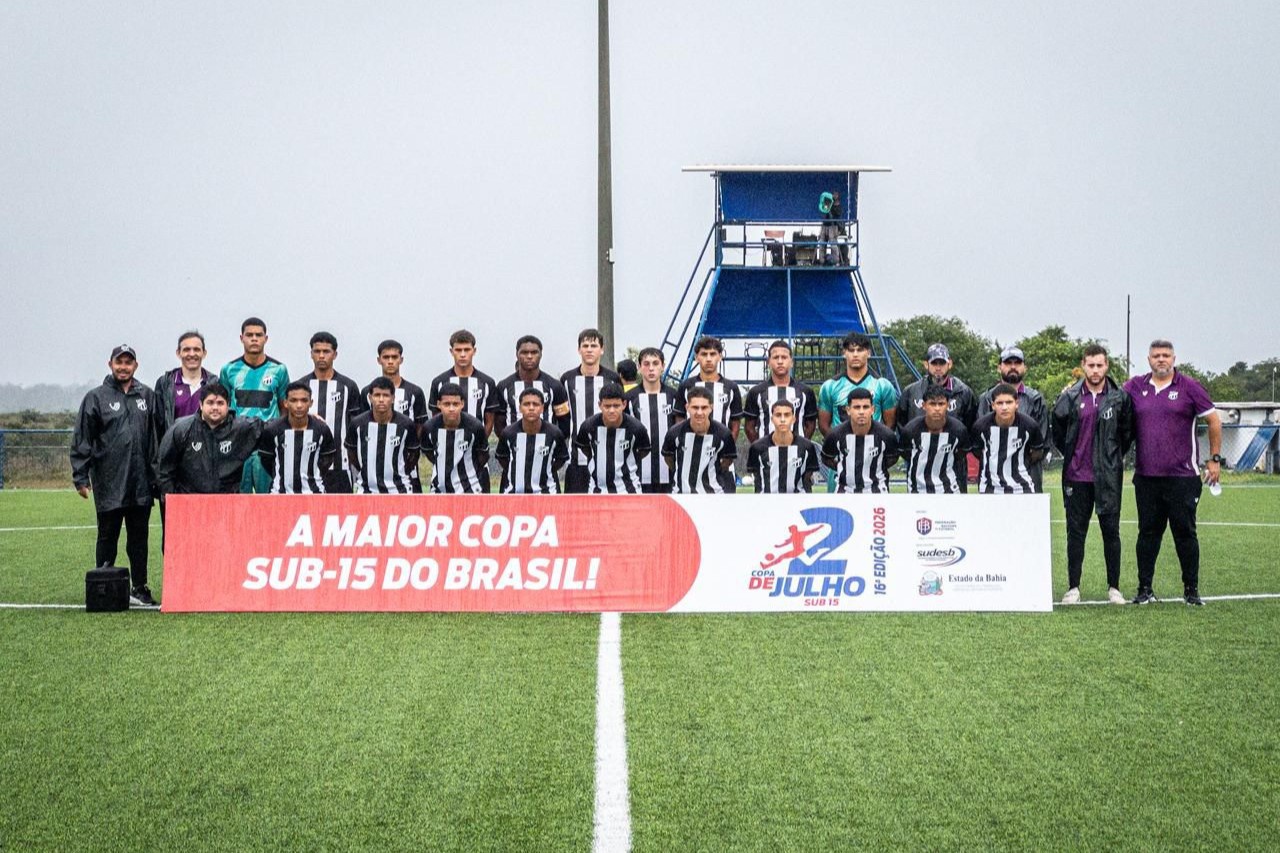 Sub-15: Ceará atropela Brumado/BA por 12 a 0 e conquista a 2ª vitória consecutiva na Copa 2 de Julho