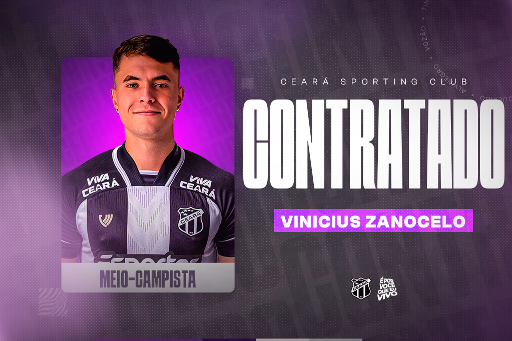 Contratação: Vinicius Zanocelo é mais um reforço do Ceará para a sequência do ano