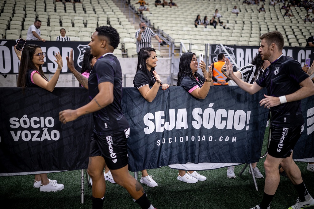 Sócio Vozão: Ceará abre inscrições para experiências no dia do jogo contra o Fluminense pelo Brasileirão