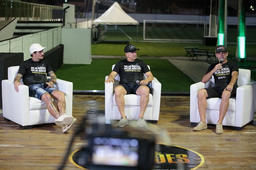 Encontro de Gerações: Em Porangabuçu, ídolos participaram de uma live com a presença de sócios-torcedores