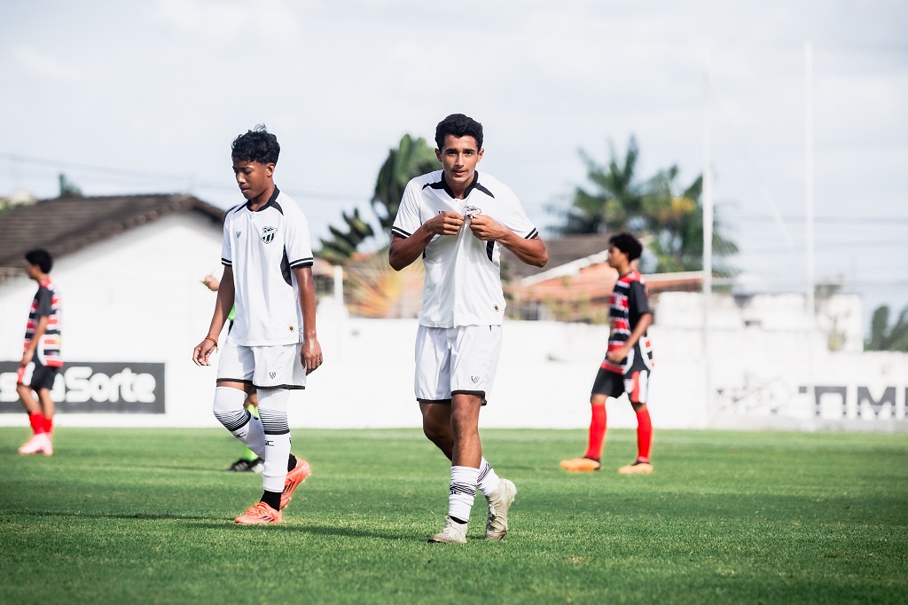 Sub-15: Ceará estreia no Estadual com goleada por 9 a 0 diante do Santa Cruz