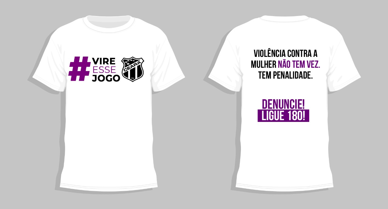 #VireEsseJogo: Ceará reforça campanha nacional contra violência à mulher