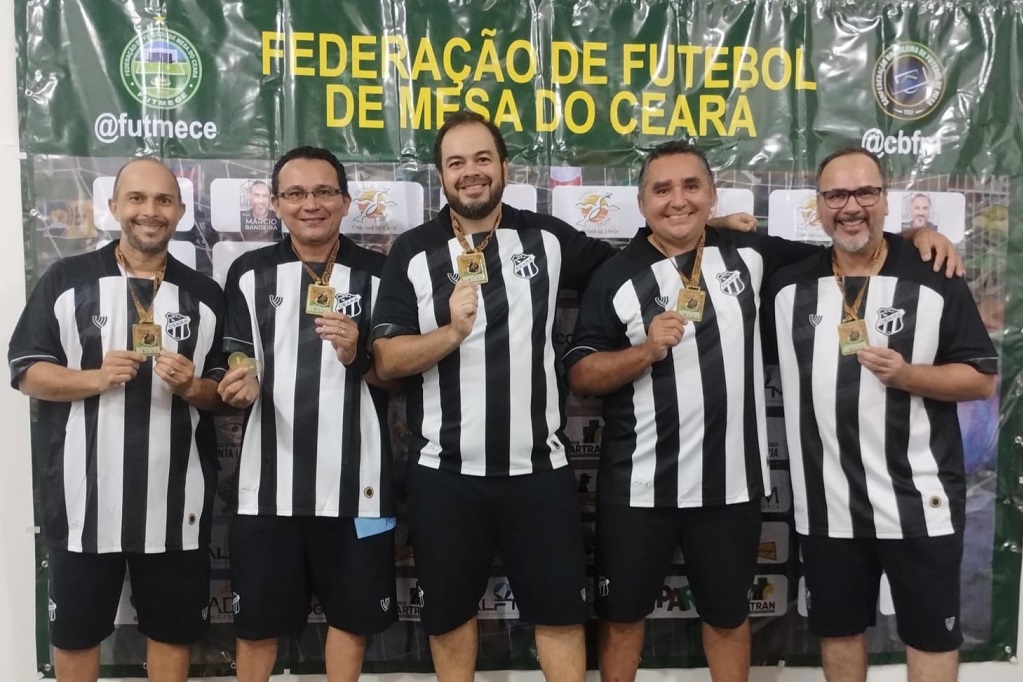 Ceará conquista segunda etapa da Copa Estado do Ceará de futebol de mesa na regra 12 toques