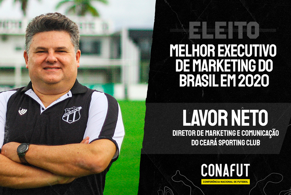 Diretor de Marketing e Comunicação do Ceará, Lavor Neto, é vencedor do Conafut 2020