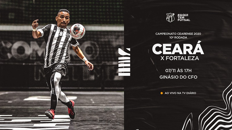 Futsal Adulto: Ceará encerra primeira fase do estadual contra o Fortaleza