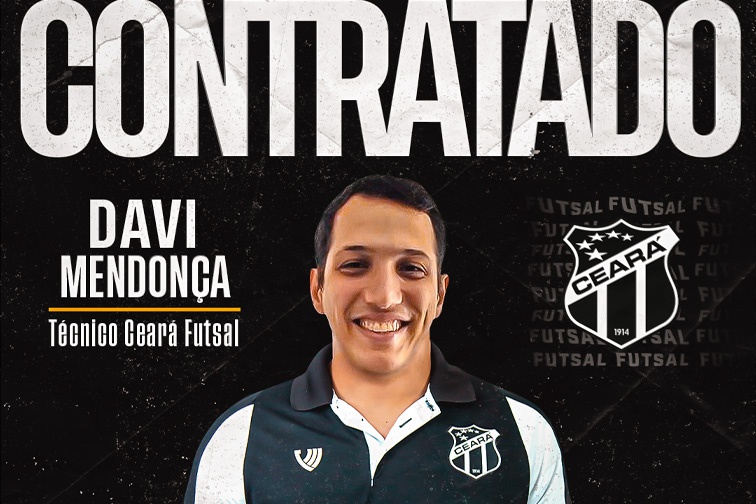Futsal: Davi Mendonça é o novo técnico do Ceará para a próxima temporada
