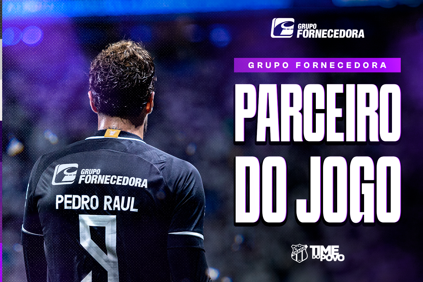 Comercial: Ceará acerta patrocínio pontual com Grupo Fornecedora para duelo contra Palmeiras