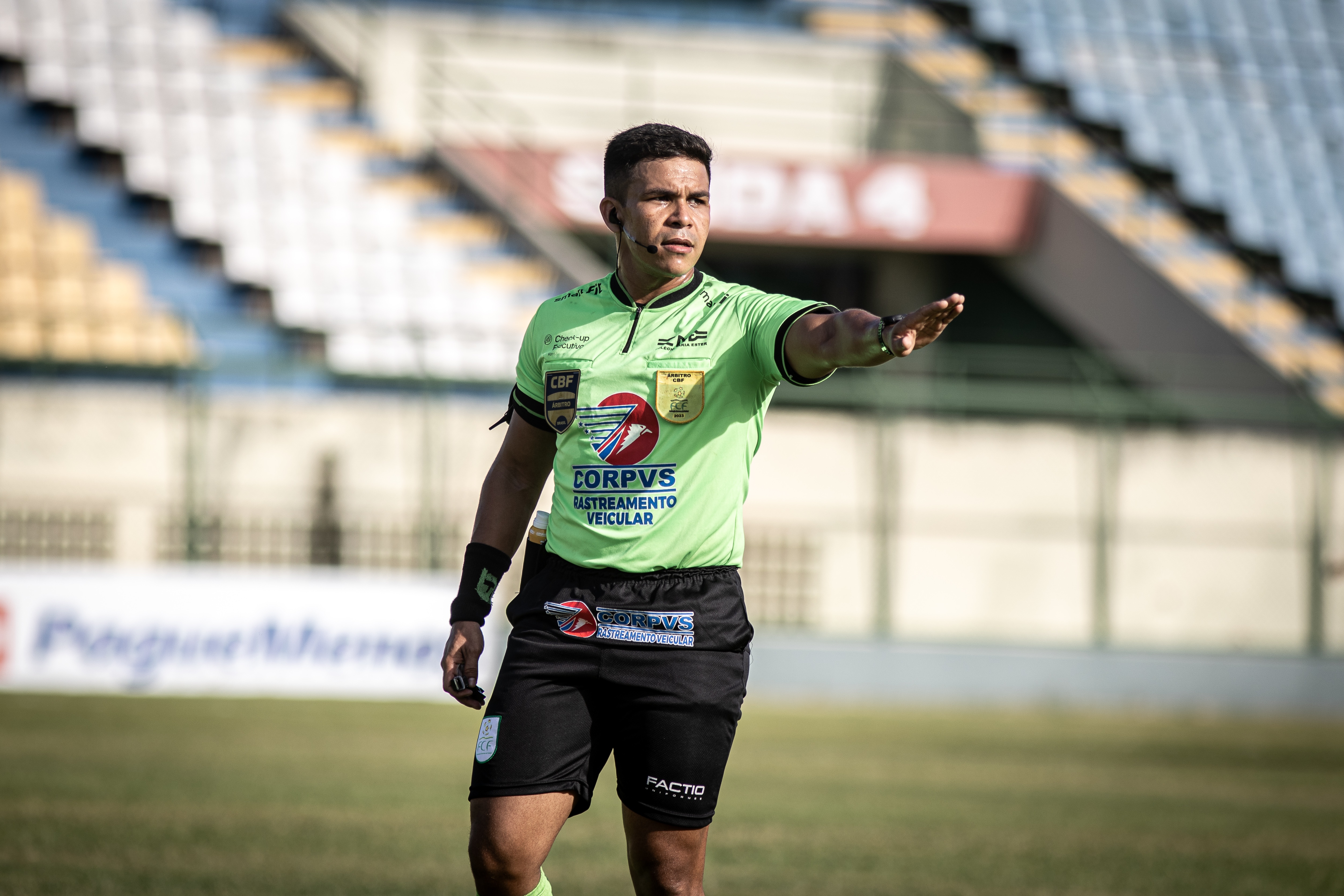 Sub-20: Naydson Albuquerque apita a partida entre Ceará e Macapá/AP pela Copa do Brasil