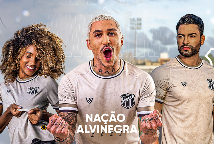 Ceará lança oficialmente o uniforme Nação Alvinegra 2022