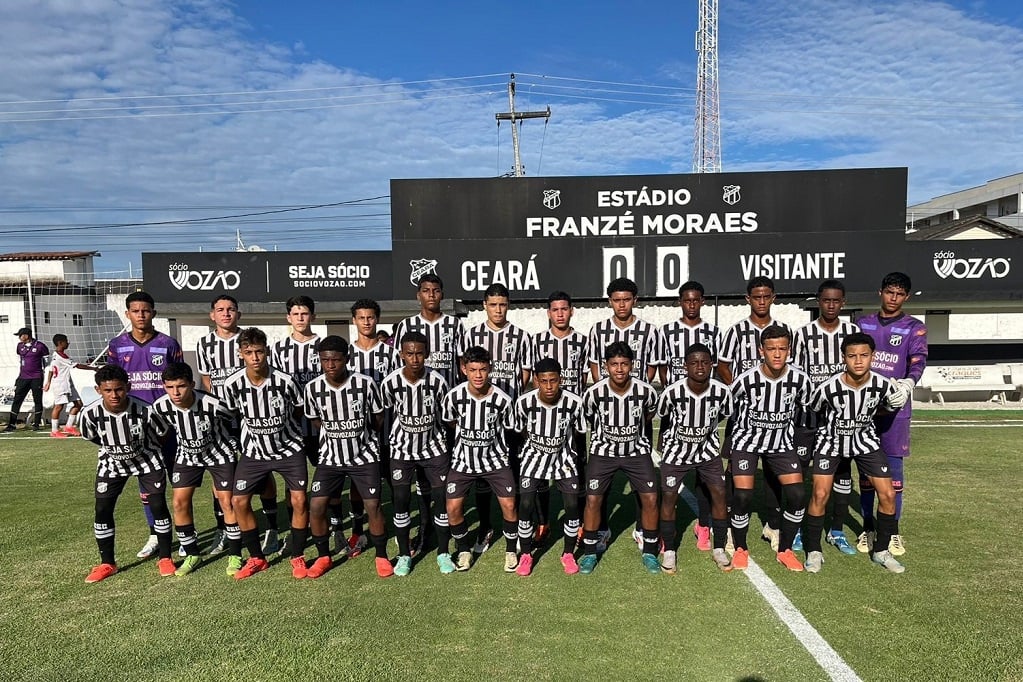 Na Cidade Vozão, base do Ceará garante vaga em duas decisões da Liga Ceará