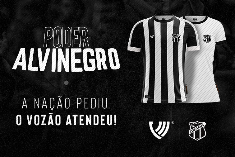 Ceará lança a coleção Poder Alvinegro de seu uniforme oficial