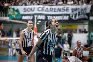 Vôlei: Com ginásio lotado, Ceará vira contra Flamengo e conquista quinta vitória consecutiva na Superliga B