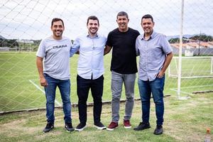 Observador técnico da CBF, Djair Brito visita a Cidade Vozão