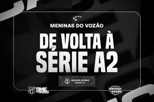 Fut. Feminino: De volta! A convite da CBF, Ceará disputará a Série A2 do Brasileirão